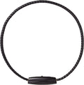 Ionic Wearable Air Purifier (Black-21.6 inches) – Up to 99% Pollutant Removal Rate, Stylish & Lightweight with 3 Modes, Titanium Necklace & Clip, Silent Operation, 20g