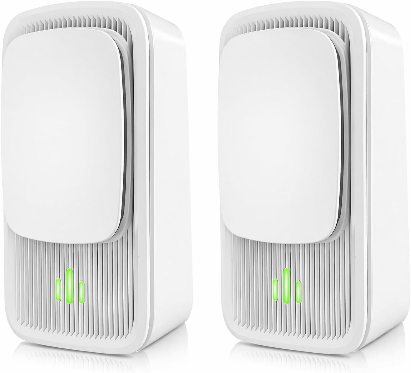 Plug In Air Ionizers - 2 Pack Quiet Negative Ion Air Purifier, Air Fresheners for Home, Bedroom, Office, Kitchen - Portable Air Purifiers Portable Odor Eliminator for Smoke, Dust, Pet Smell