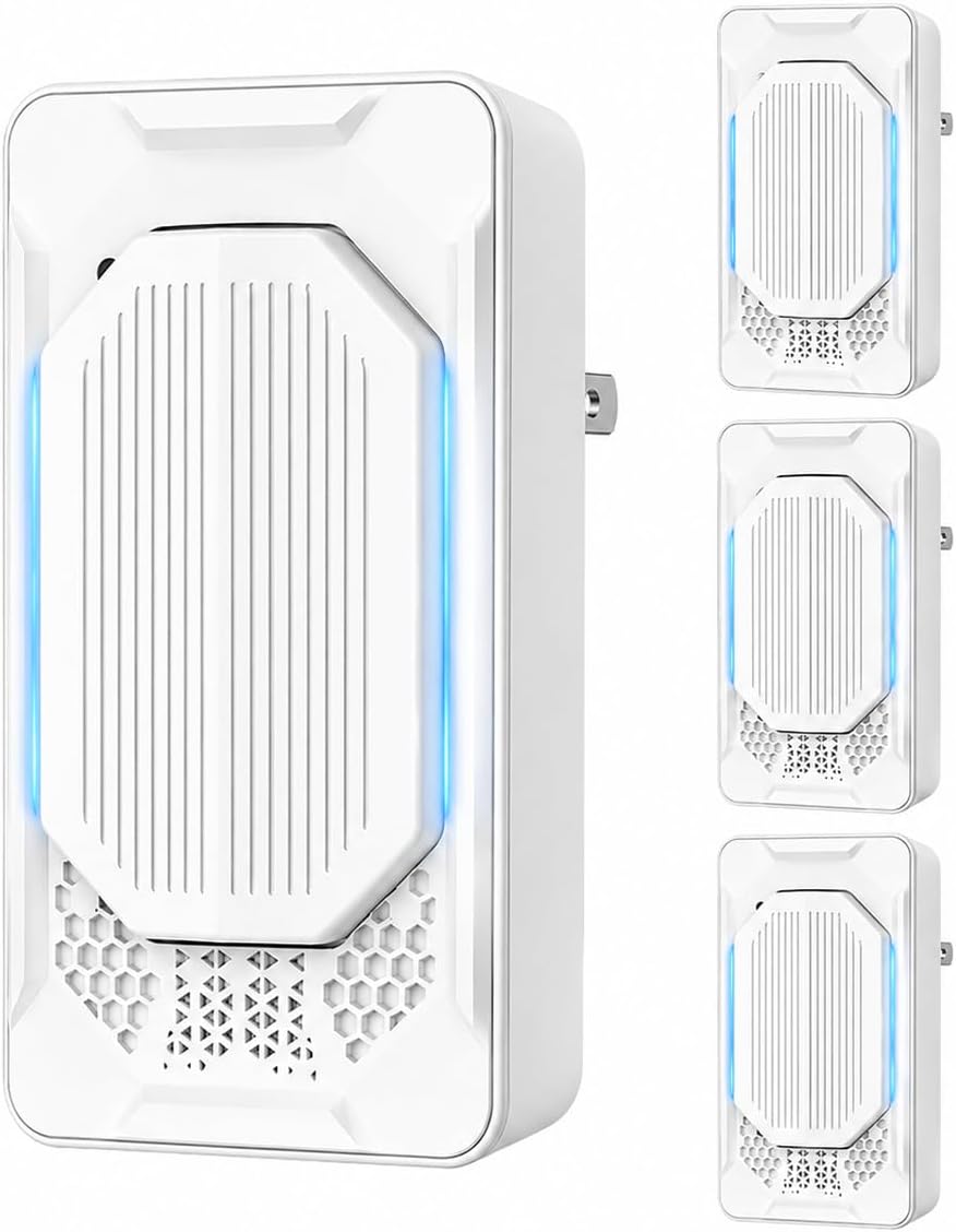 Air Ionizers for Home 4Pack, Plug in Air Purifiers for Bedroom, Plug in Air Freshener for Home Dust,Smoke,Odor & Pollen Control,Bathroom,Kitchen