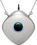 Personal Air Purifier, Wearable Air Purifier Necklace, 502 Million/cm³ High-Speed Negative Ion Generator Eliminates Dust, Pollen, Smoke, Maintenance Free(Pearl White)