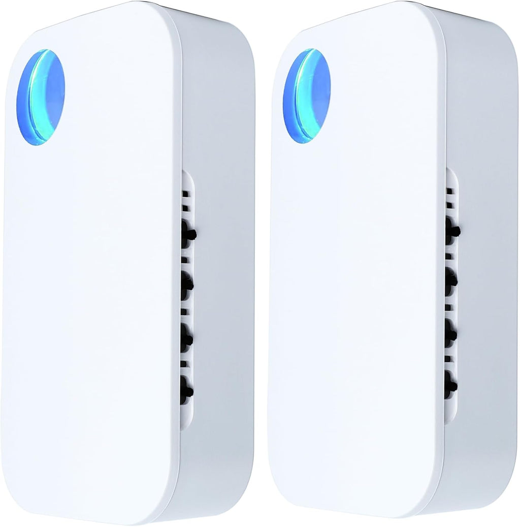 Plug In Air Ionizers,Negative Ion Air Purifier for Home and Office Use,Quiet Operation Air Cleaner to Freshen Indoor Air,Mobile Ionic Air Purifier for Bedroom,Living Room,Bathroom(2)