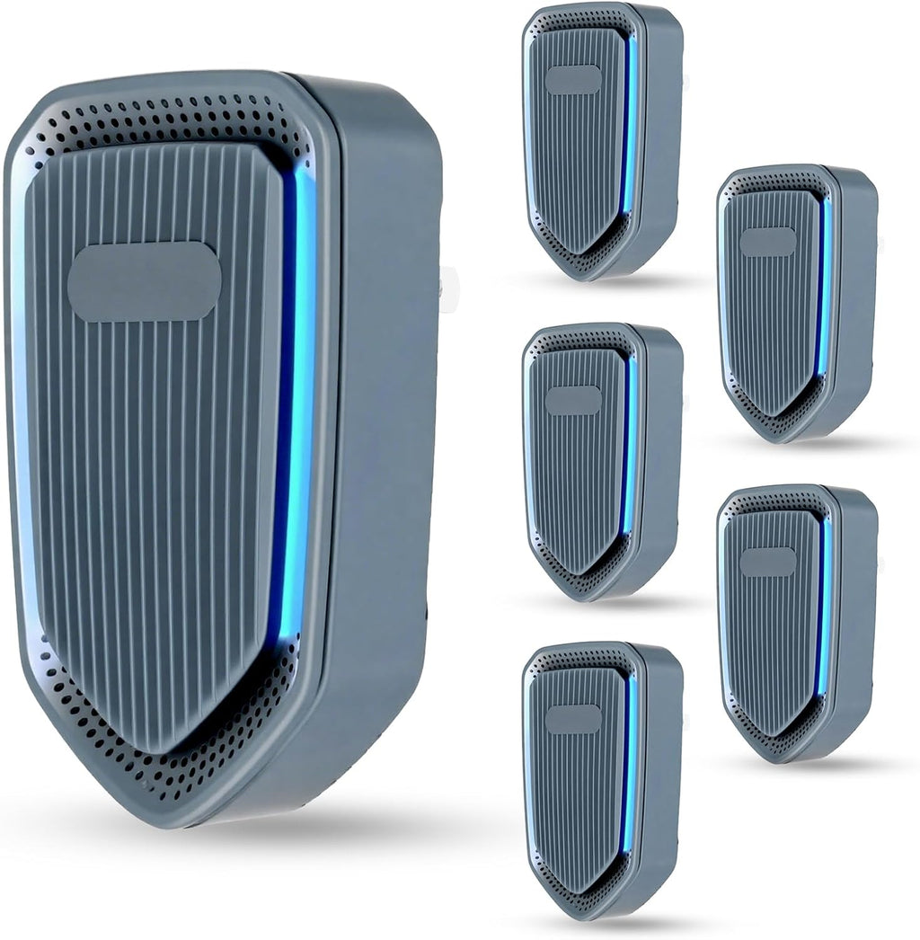 6 PCS Negative Ion Air Purifier, Silent air purifier plug in wall,Portable Air Ion Generator, Absorbing Smoke and Dust&pollen,Purifying Air Ionizers for Home Bedroom, Study, Kitchen and Living Room