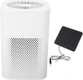 Particle Removal Air Purifier with Large Coverage Area and Powerful Motor, Solar Powered for Car Dog House Chicken Coop Ventilation 10W