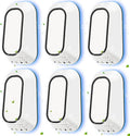 6Pack Negative Ion Air Purifier Plug in,Ionic Air Ionizer for Home Bedroom Office,Mini Air Purifier for Pets Smoke Dust,Ultra Quiet <20dB Low Energy 2W, Small Mini Air Freshener