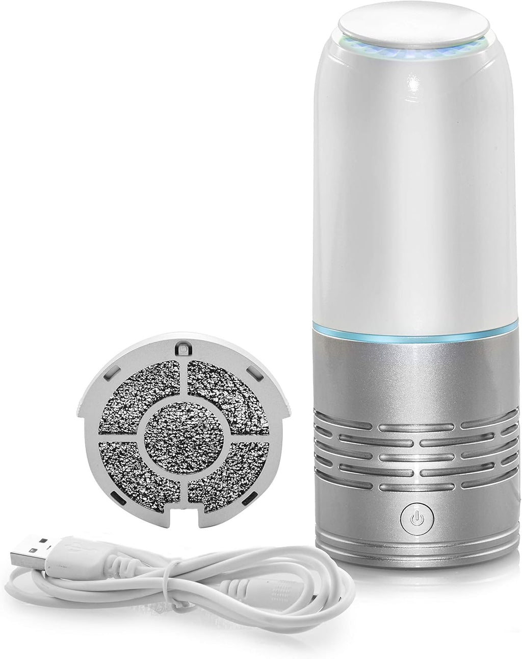 Air Purifier w/UV Air Cleaner | UVC Light Cleaner, Portable Air Purifier, Odor Eliminating Air Purifier | Home, Kitchen Bedroom, Bathroom, Office & Hotel