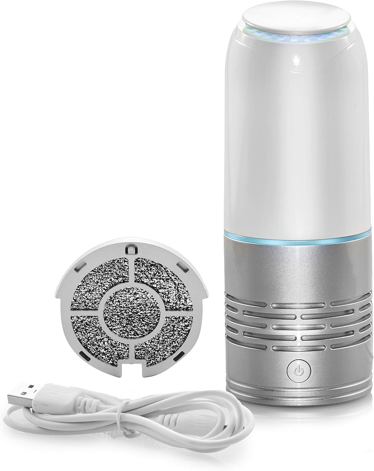 Air Purifier w/UV Air Cleaner | UVC Light Cleaner, Portable Air Purifier, Odor Eliminating Air Purifier | Home, Kitchen Bedroom, Bathroom, Office & Hotel